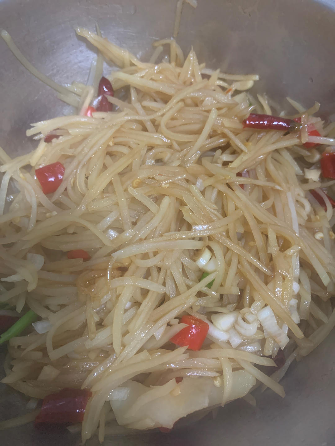 香辣土豆丝‼️简单快手菜