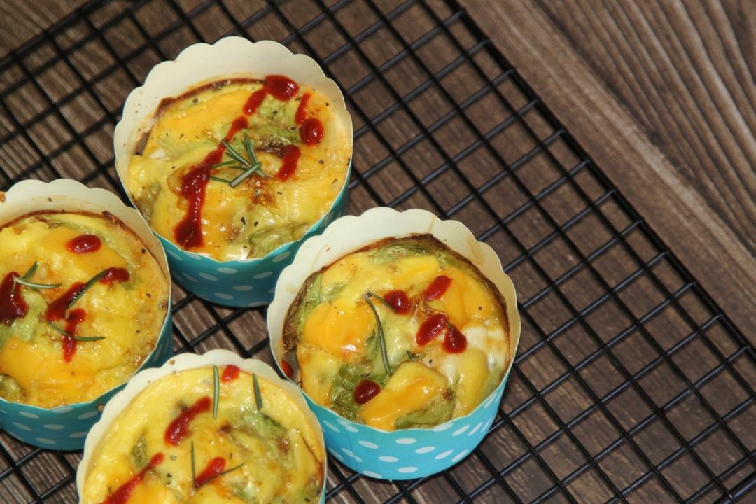 早餐鸡蛋杯cupcake Frittata