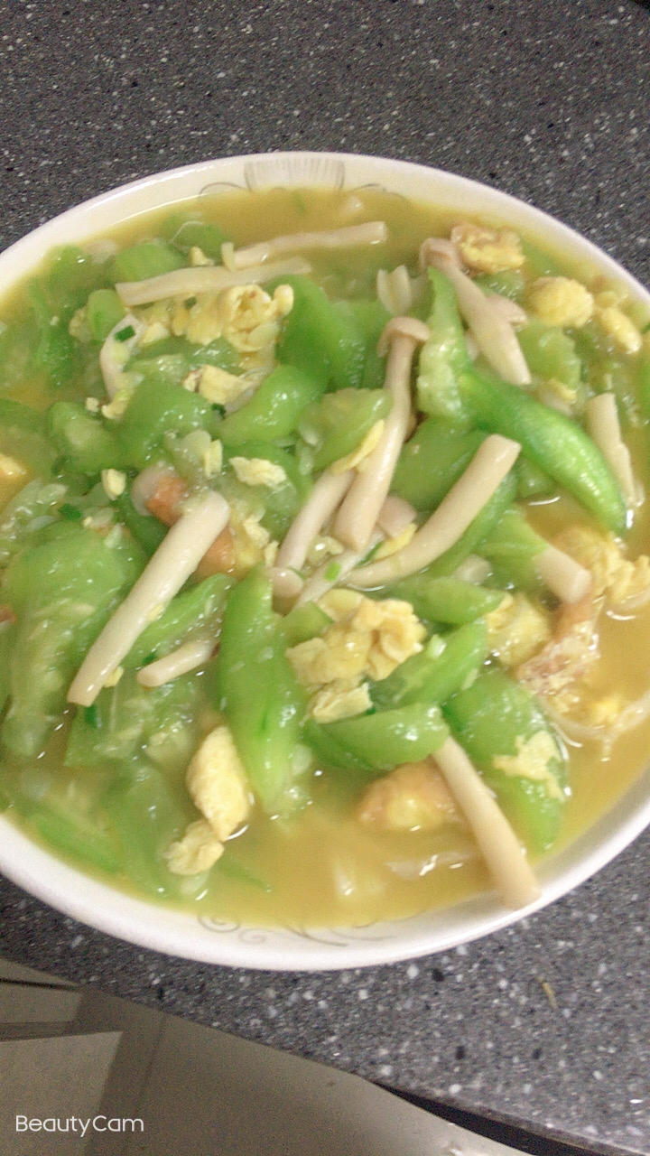 丝瓜炒蛋