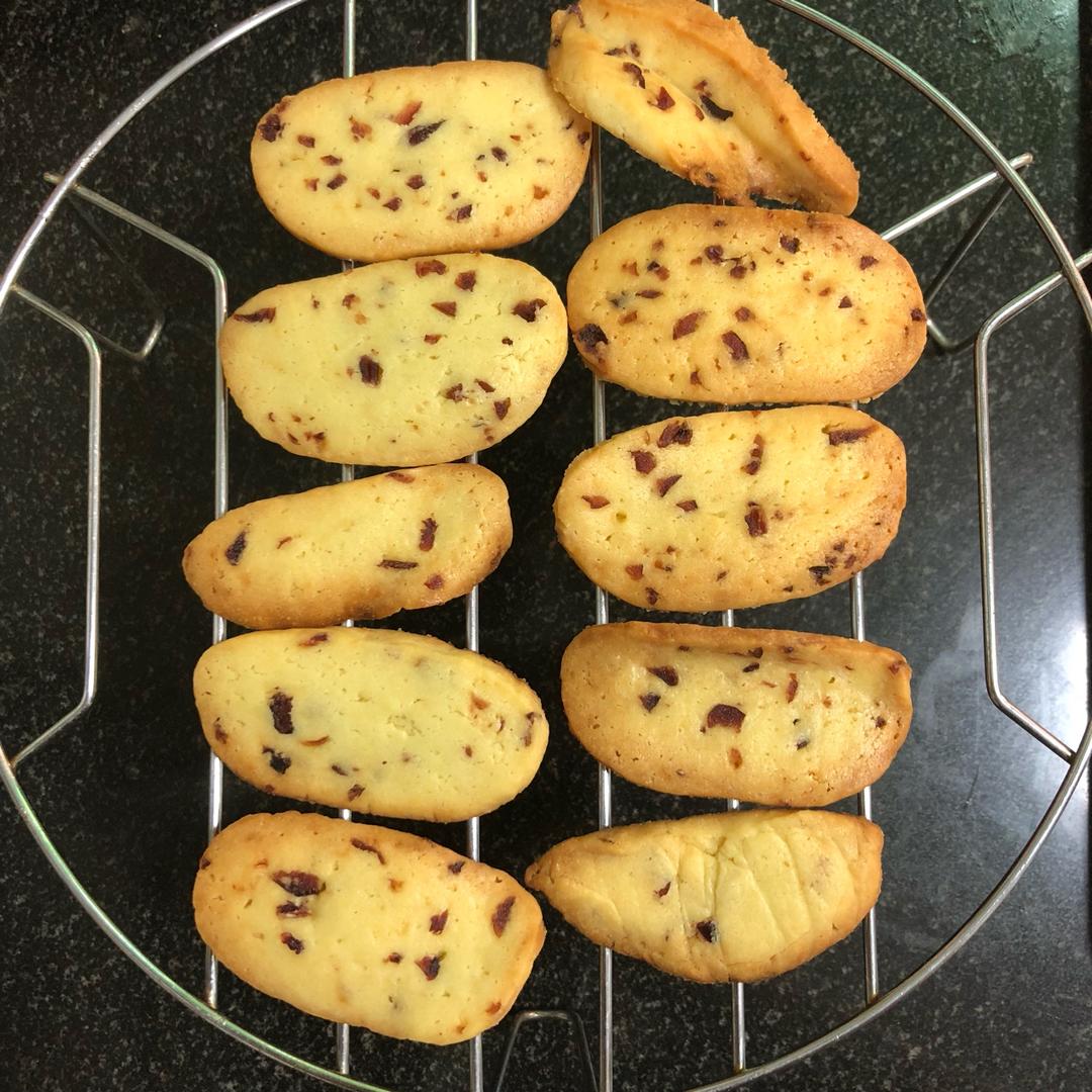 低糖少油版蔓越莓饼干