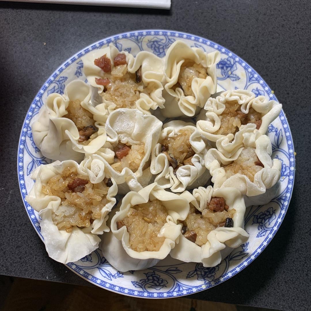 咸蛋黄糯米烧卖
