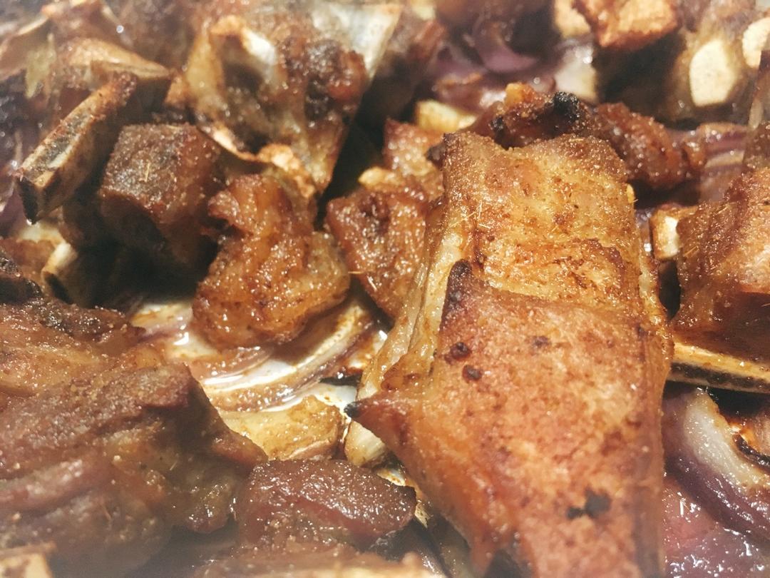 烤箱烤羊排