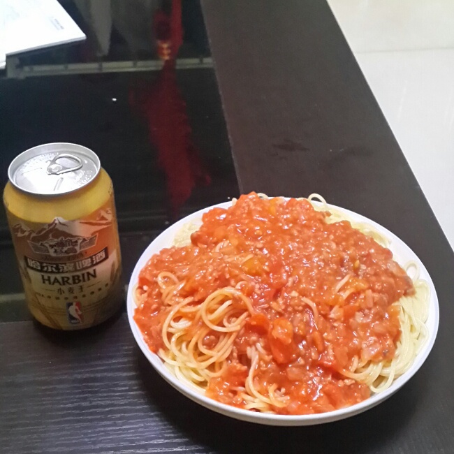 番茄肉酱意大利面