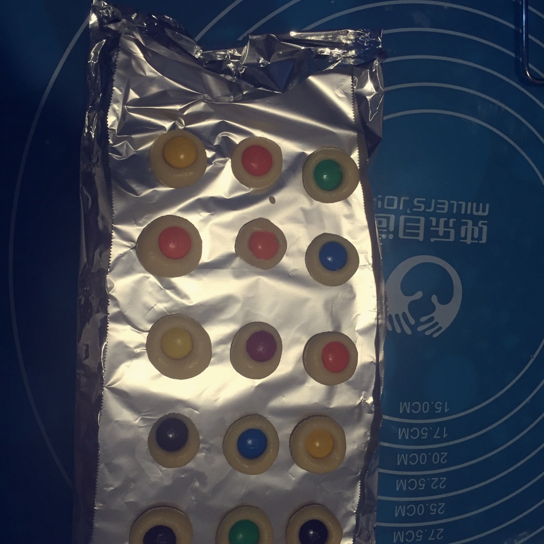 椰子味迷你MM豆曲奇小饼