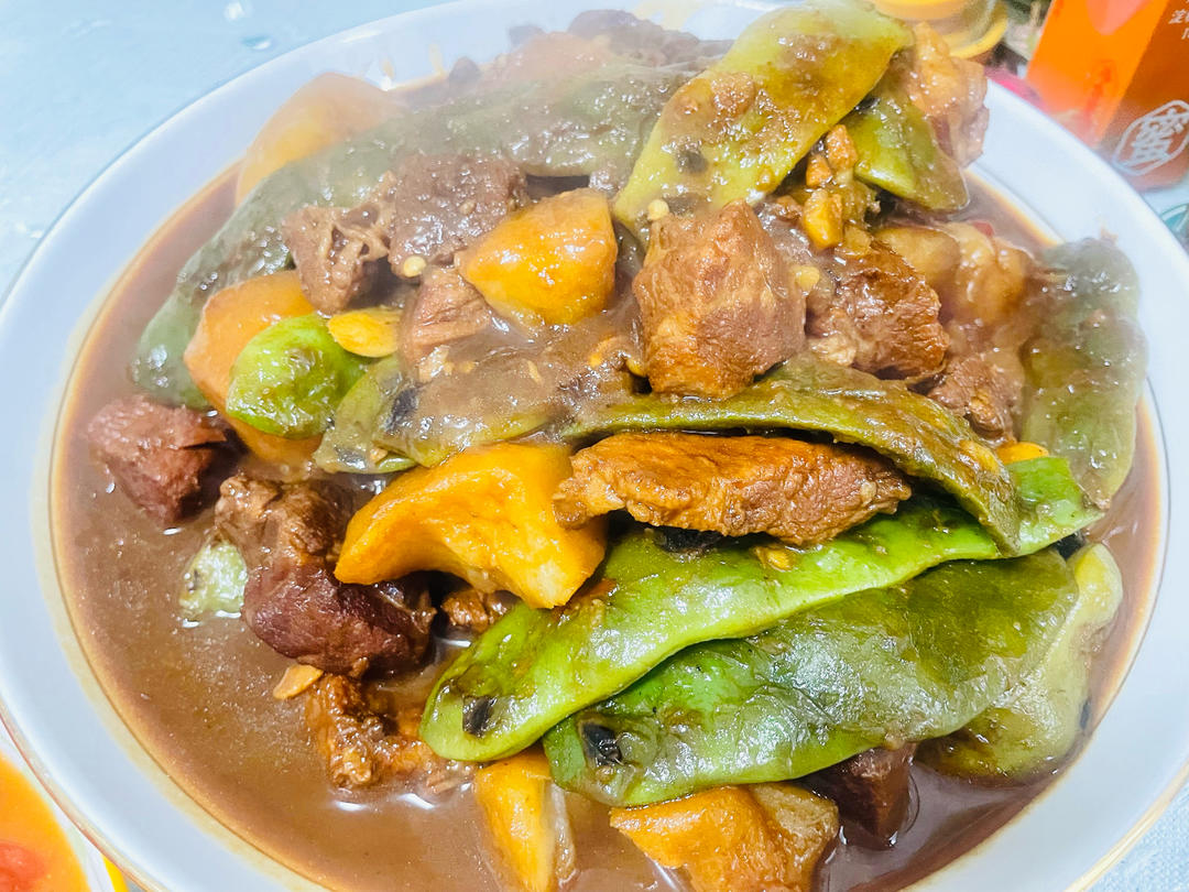 硬菜代表--排骨炖豆角土豆（豆角焖面胚子）