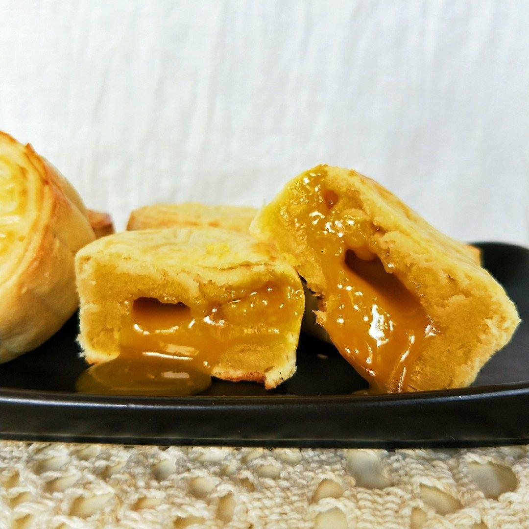 流心奶黄月饼（无吉士粉/转化糖浆版本）【曼食慢语】