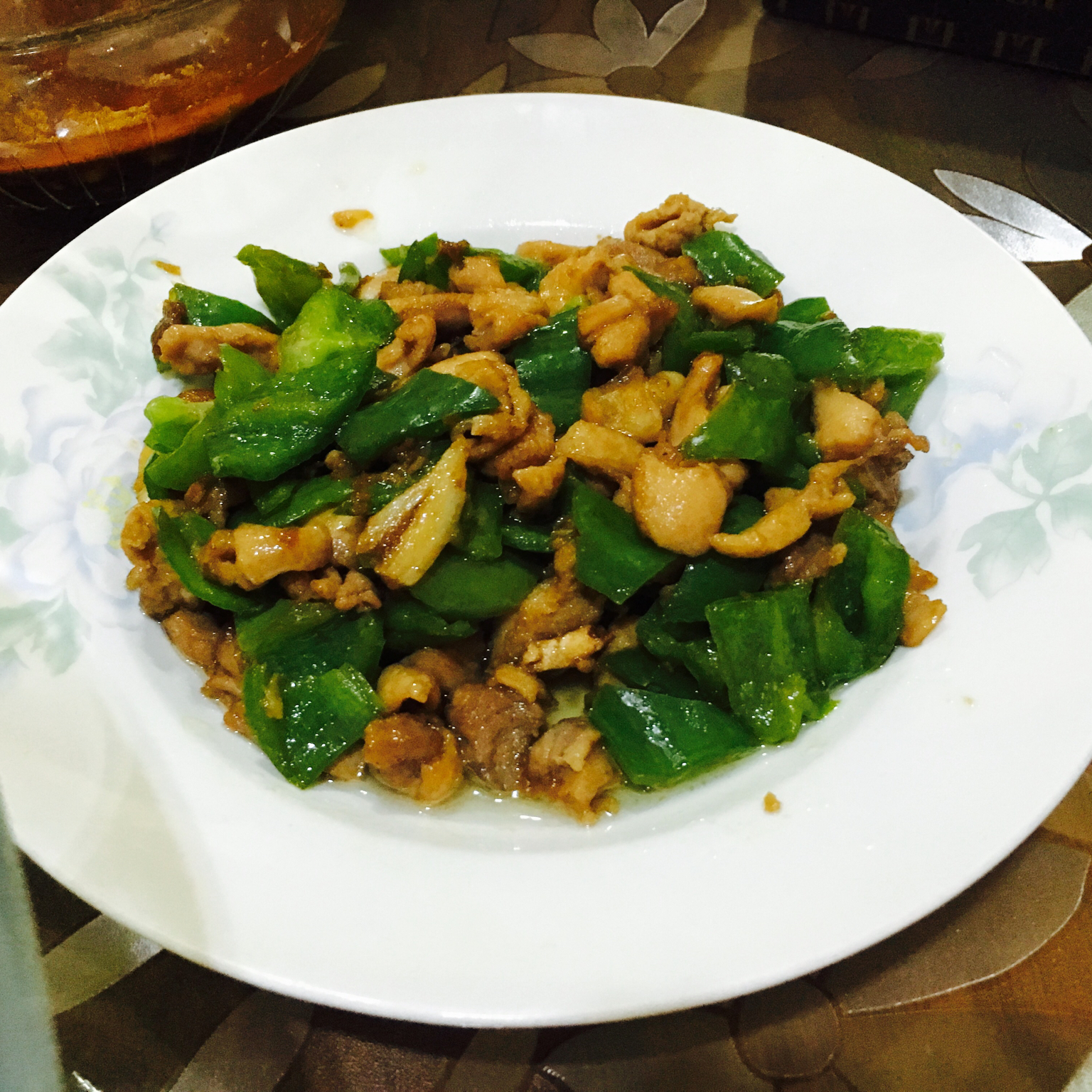 青椒炒鸡腿肉（大厨级别）