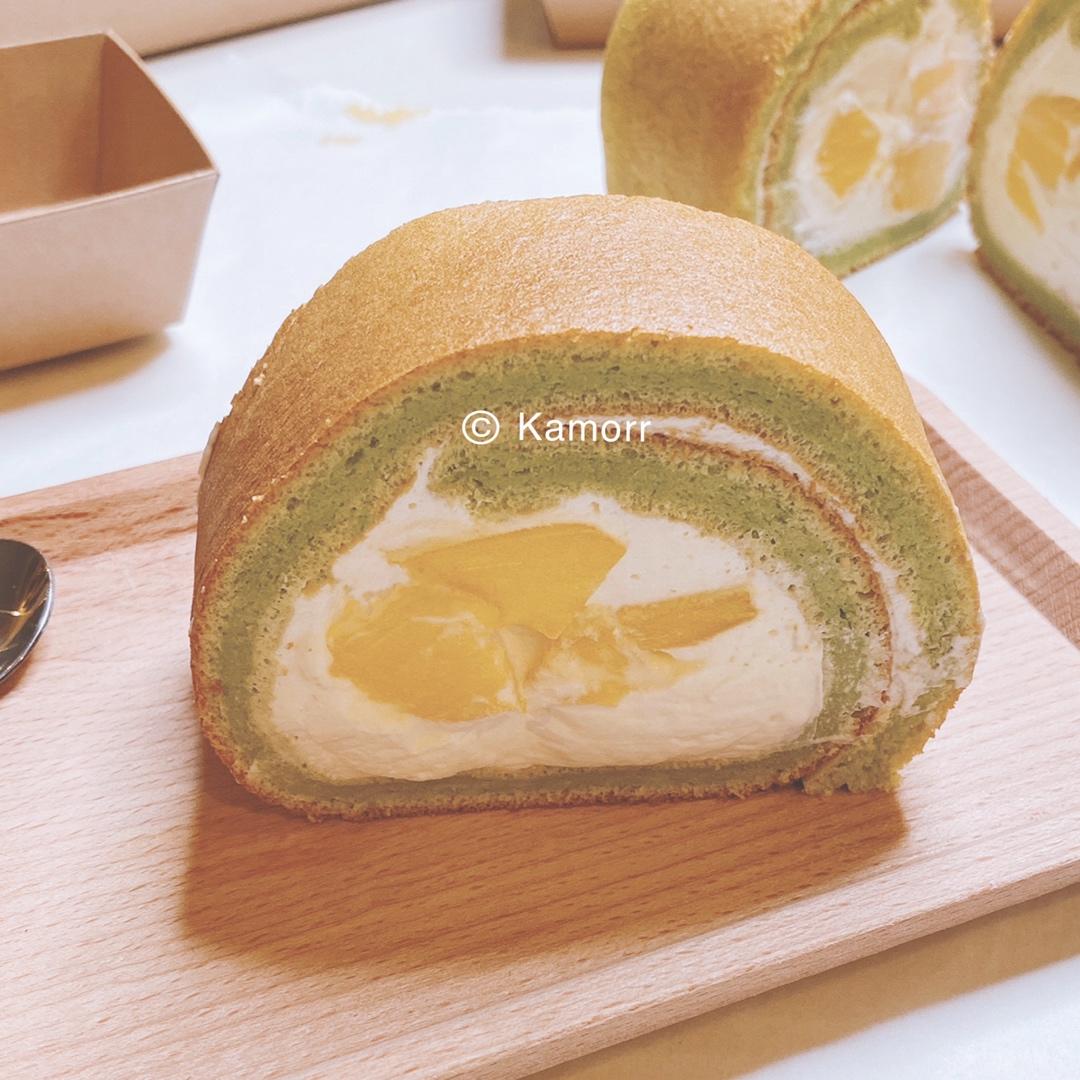 小清新—椰子斑斓蛋糕卷