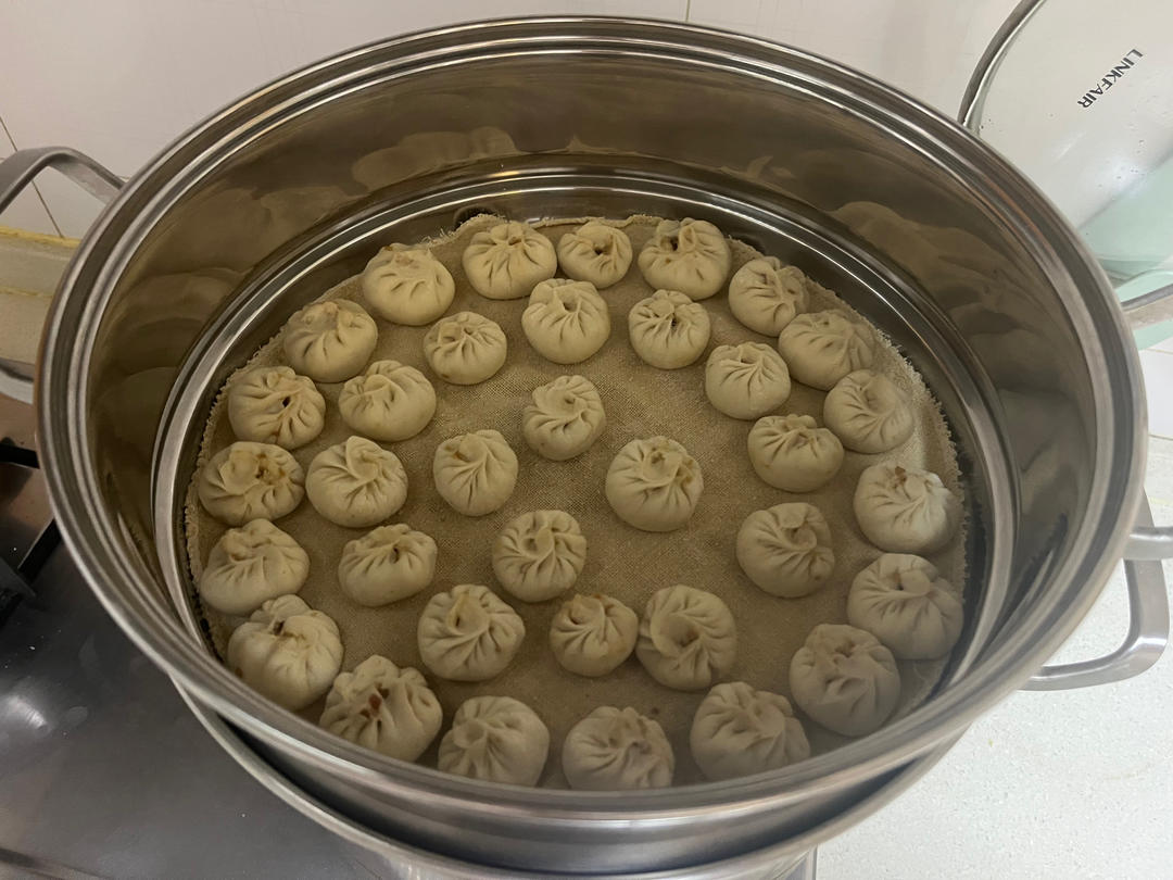鲜肉小笼包♨️最简单的做法做最好吃的包子