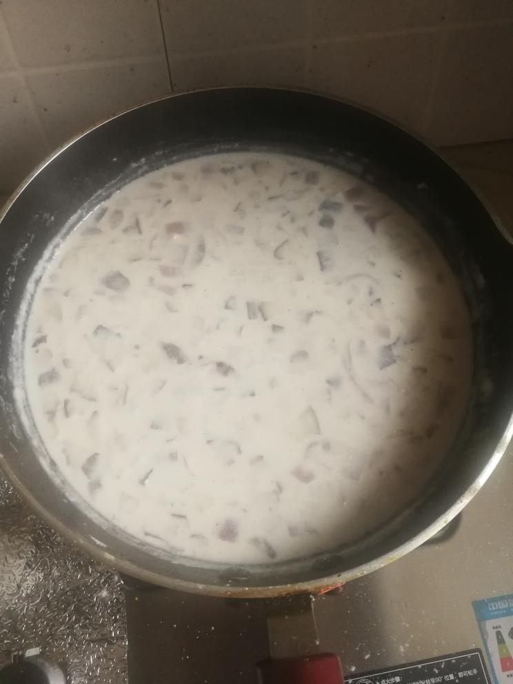 奶油蘑菇汤（牛奶版无黄油）