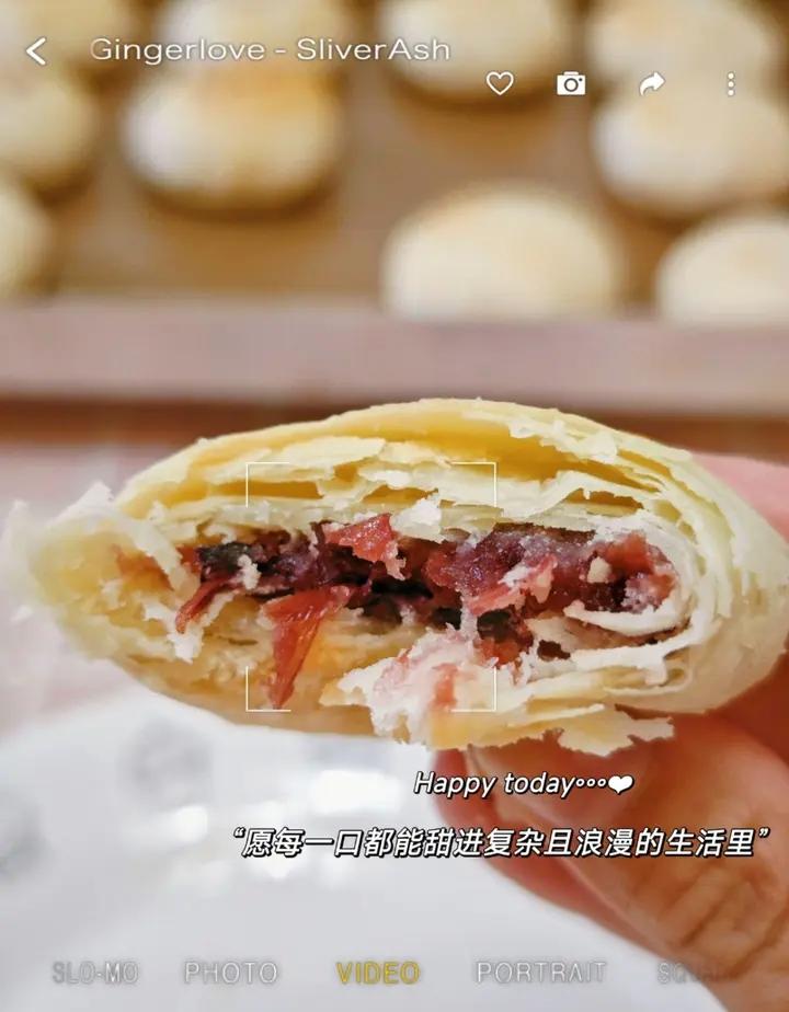 玫瑰鲜花饼【附玫瑰酱的做法】