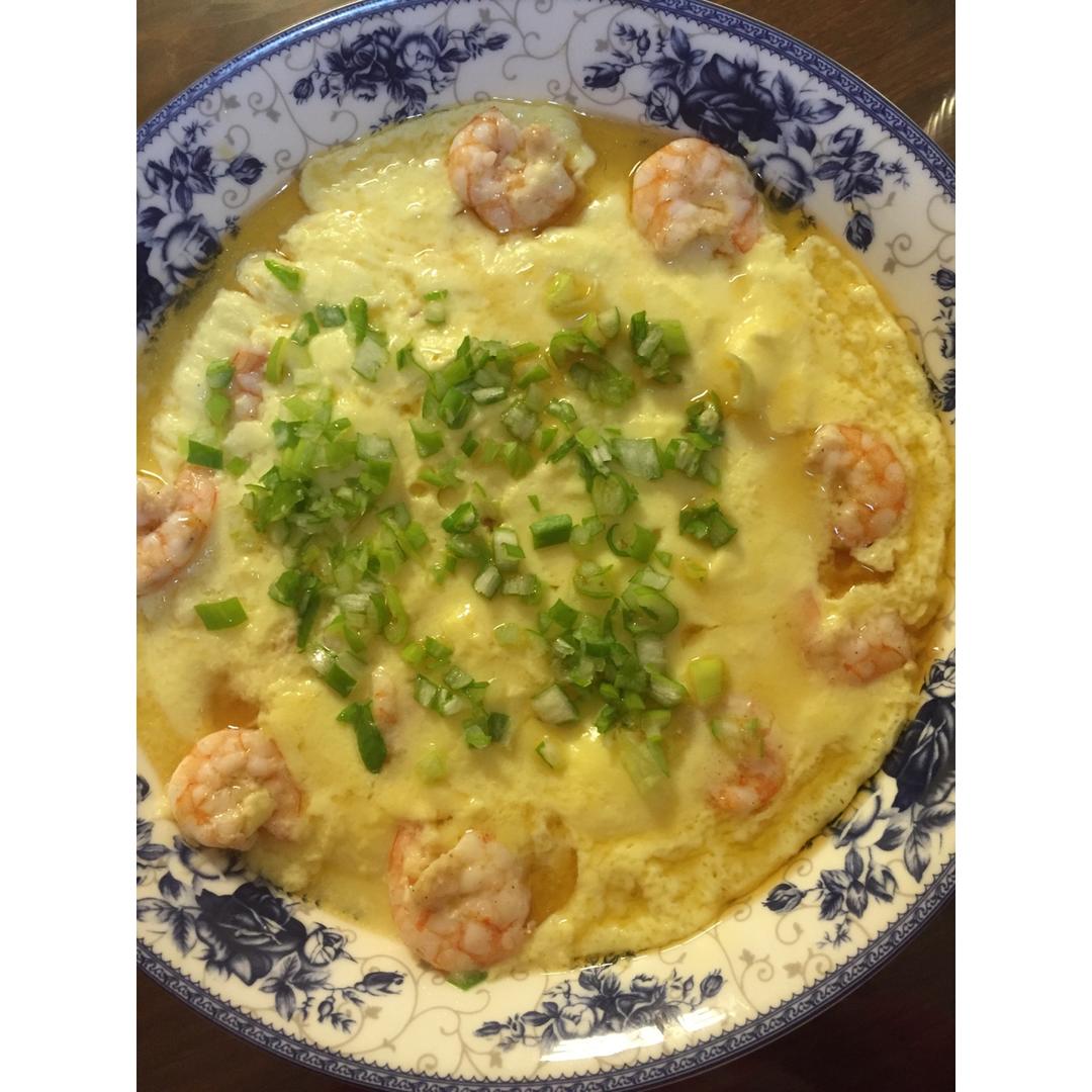 虾仁蒸蛋，简单又好吃，赶紧学起来！绝对没有蜂窝的哦，可以保留原汁原味，零失败