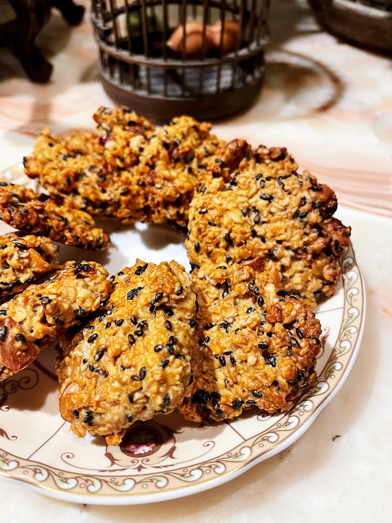 ㊙️红糖燕麦小饼干🍪酥脆！低卡！饱腹💯