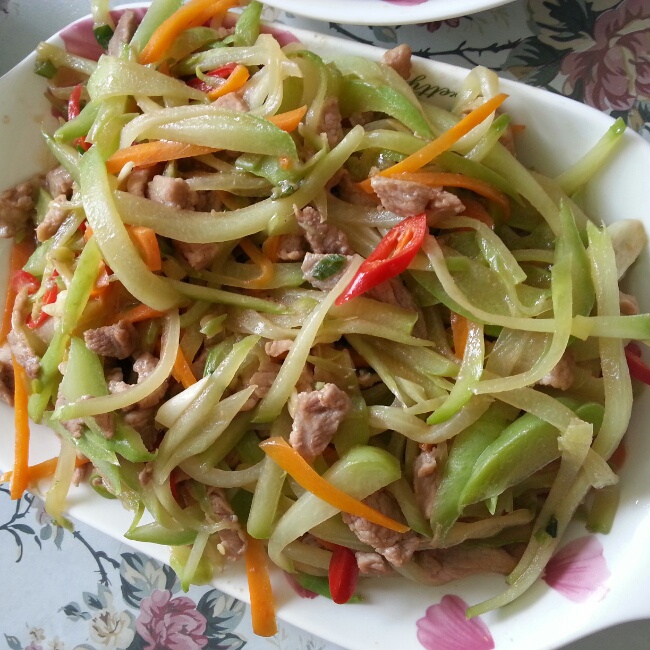 佛手瓜炒肉