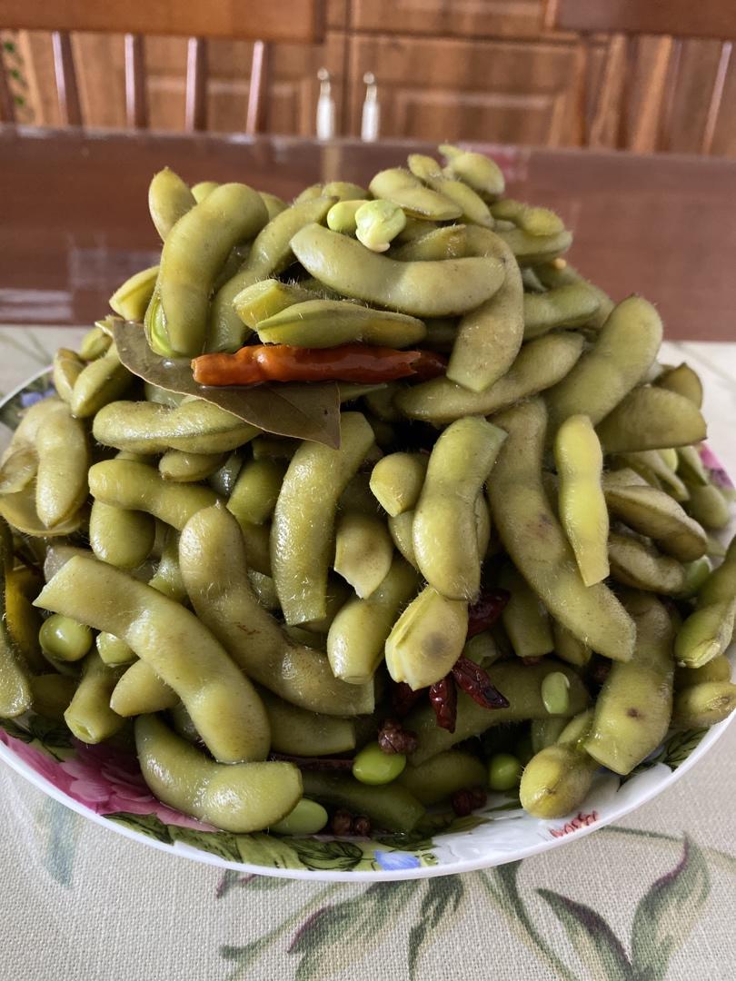 水煮毛豆