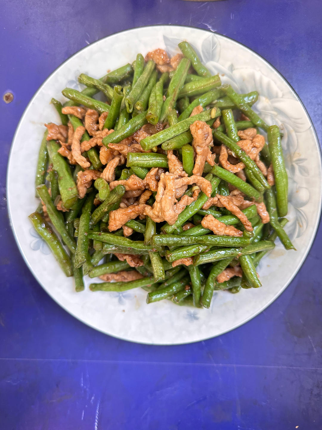 豆角炒肉丝
