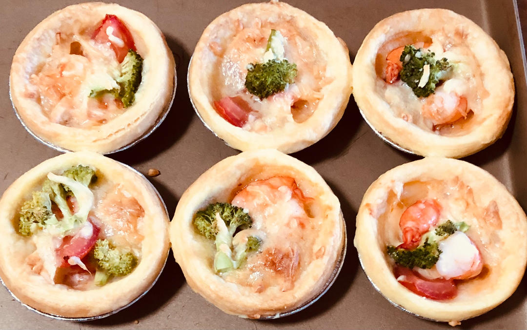 新奥尔良口味蛋挞小披萨