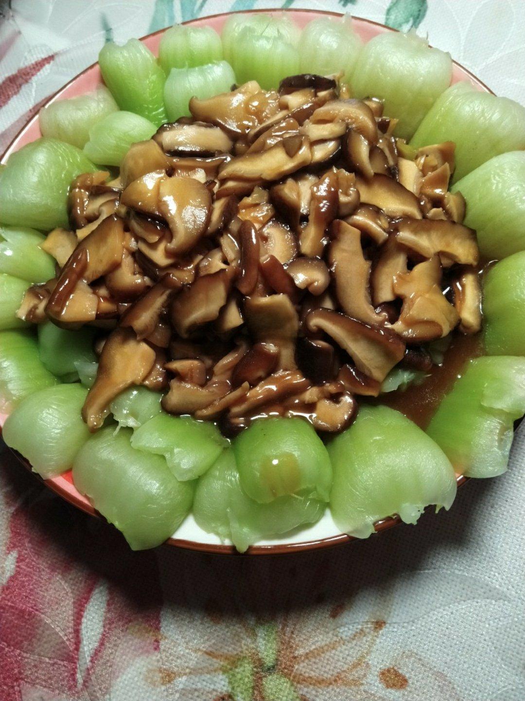 香菇炒油菜