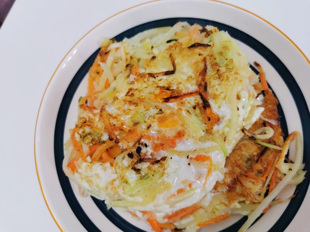小吃糕点-蔬菜鸡蛋饼