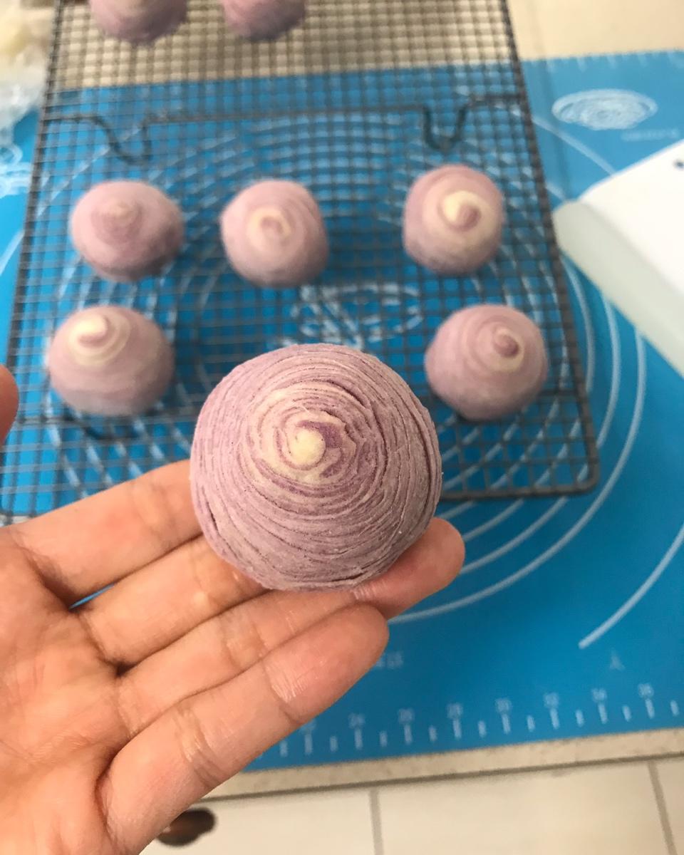 螺旋酥.蛋黄酥.-个人的技巧