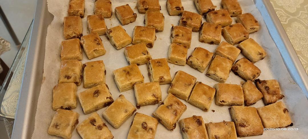 蔓越莓（葡萄干）奶酥（超酥）（超简单）