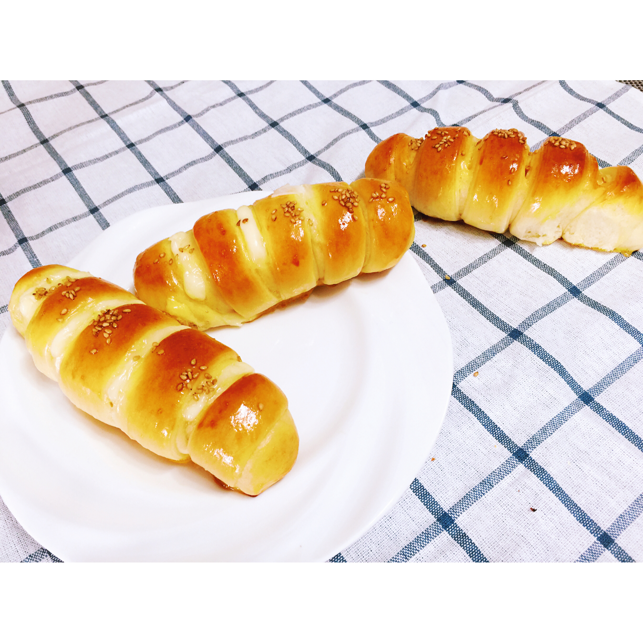 毛毛虫肉松面包