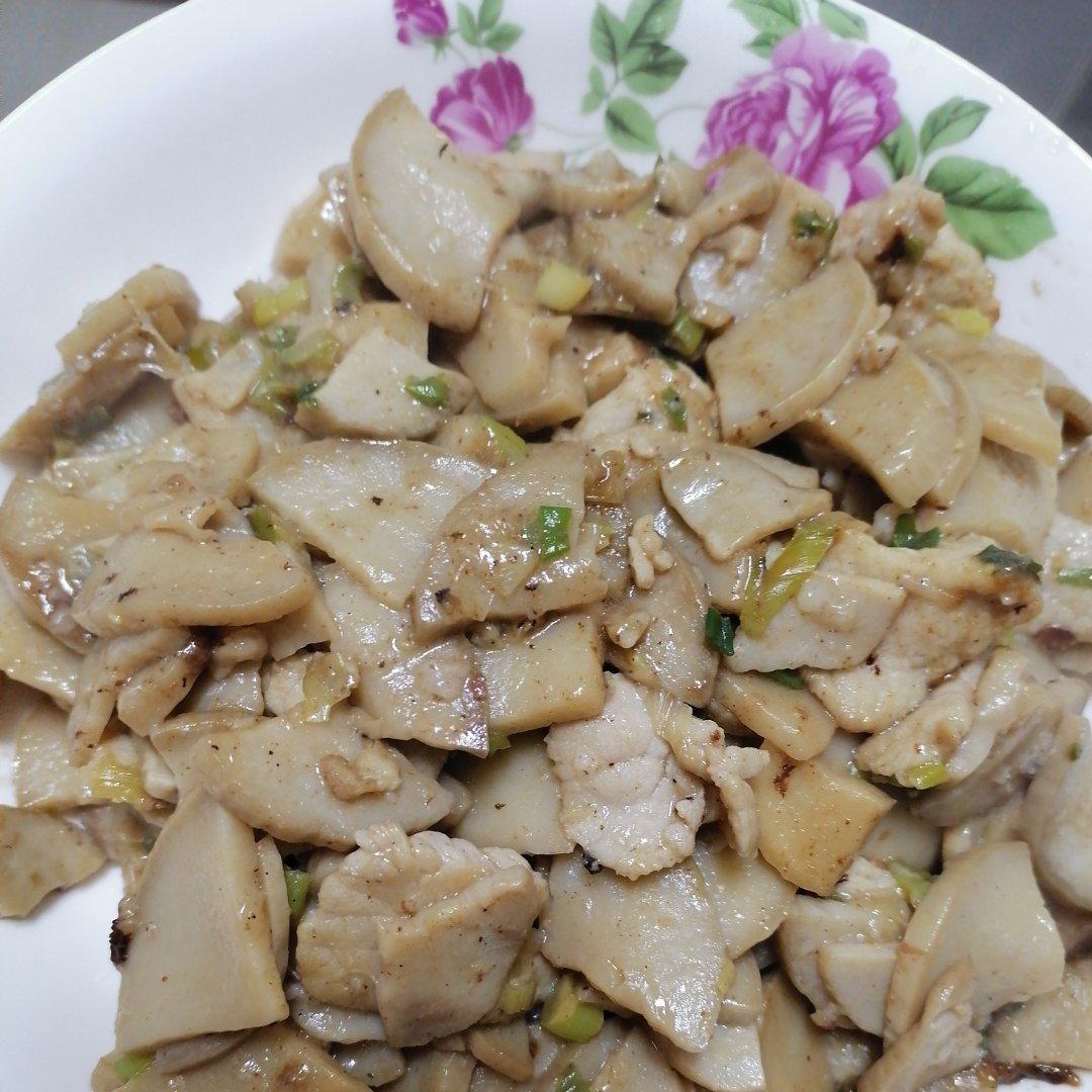 肉炒杏鲍菇