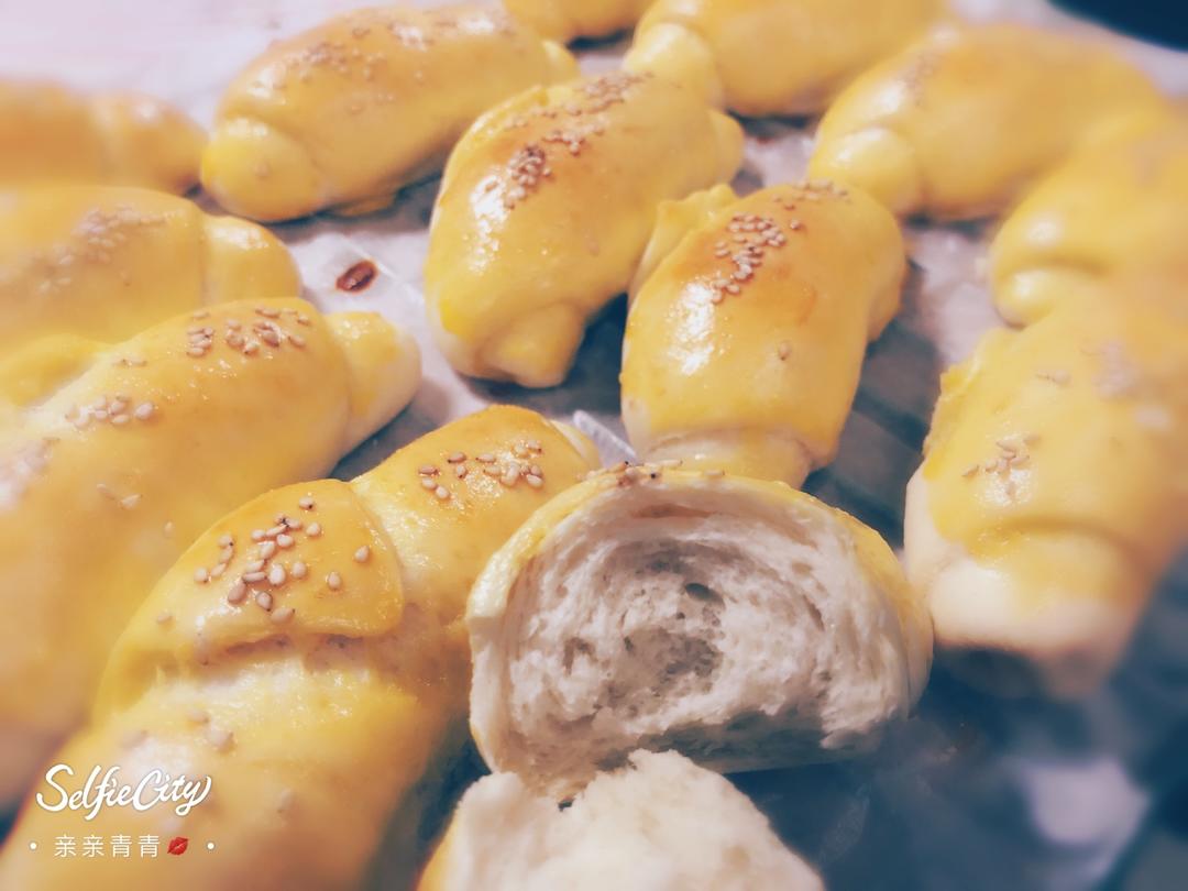 隔夜也柔软的牛角包🥐