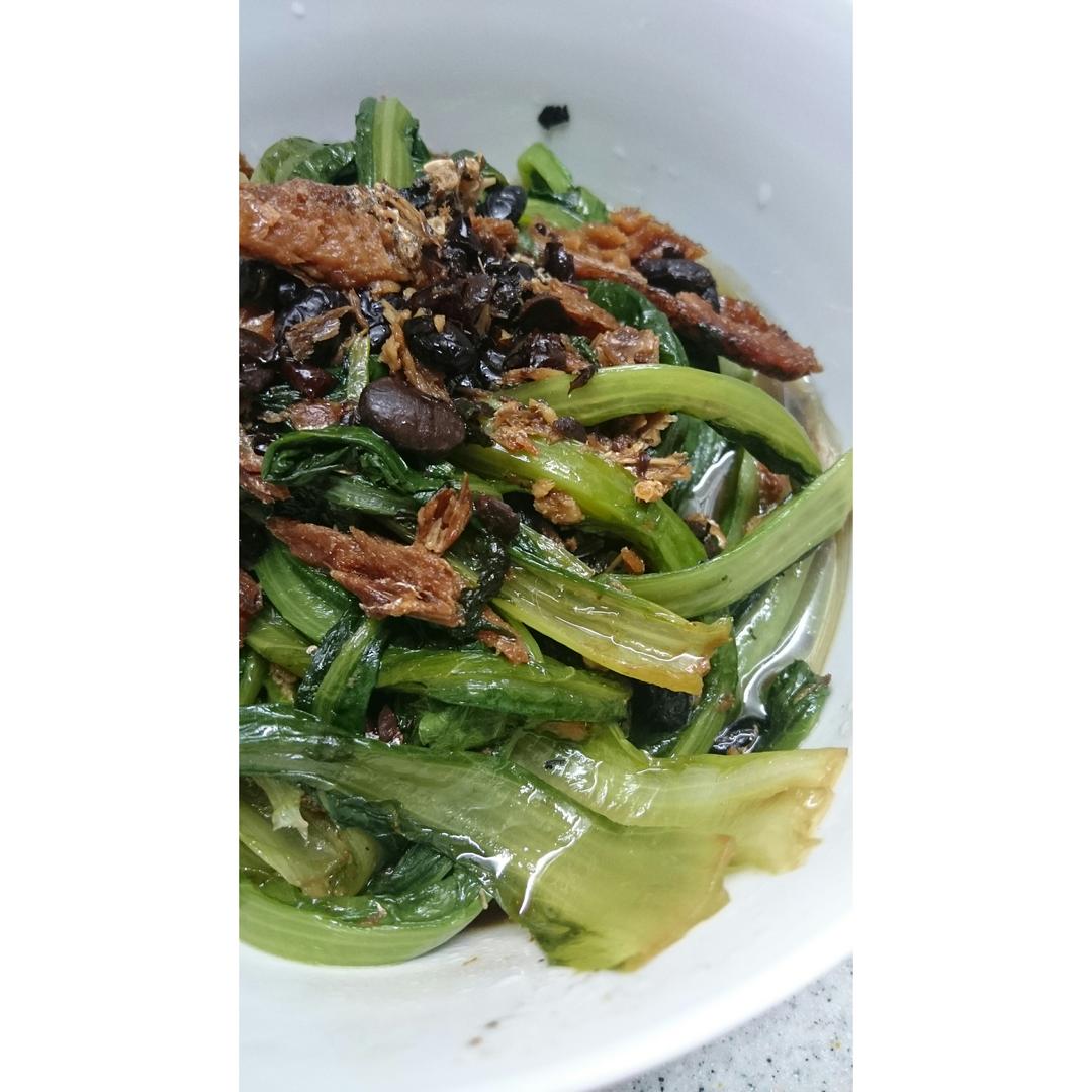 豆豉鲮鱼油麦菜