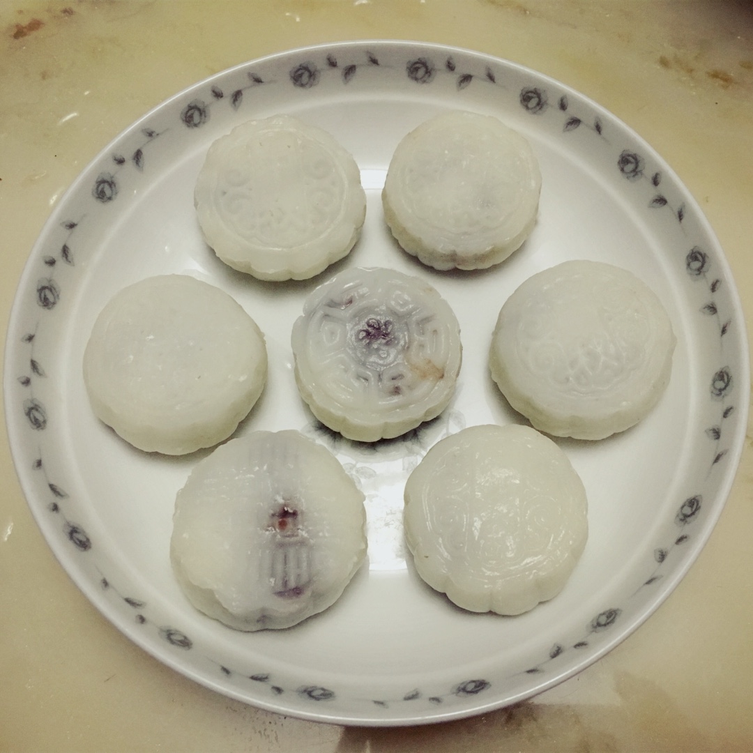 冰皮月饼（椰浆皮豆沙馅）