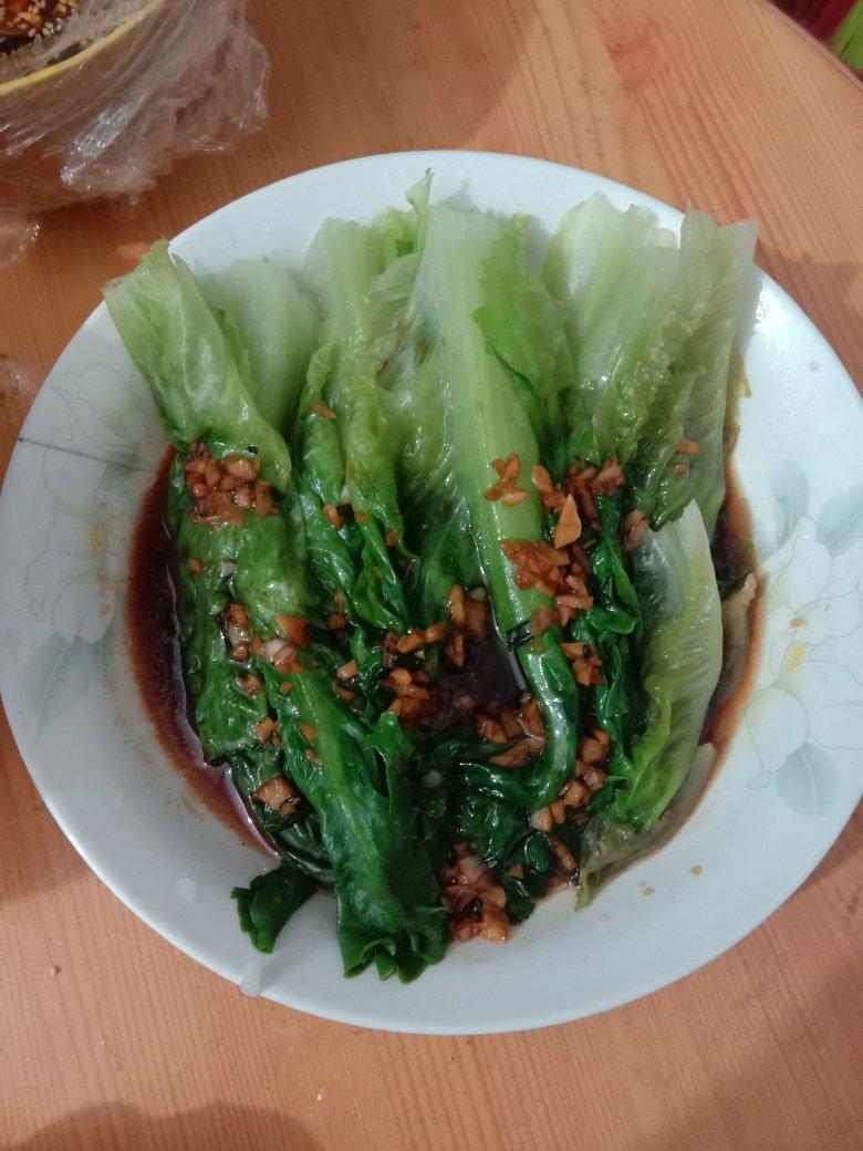 白灼生菜