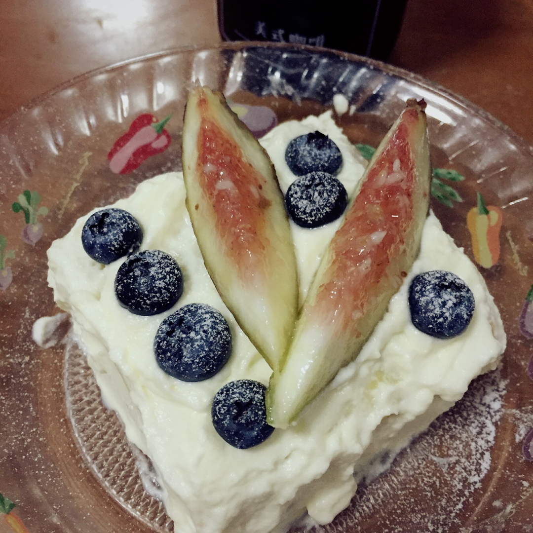 无花果可可裸蛋糕～妈咪生日快乐！