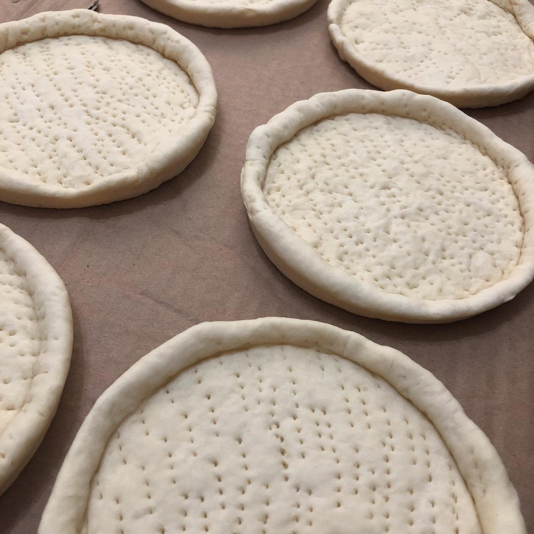 八寸披萨饼皮（四个）制作