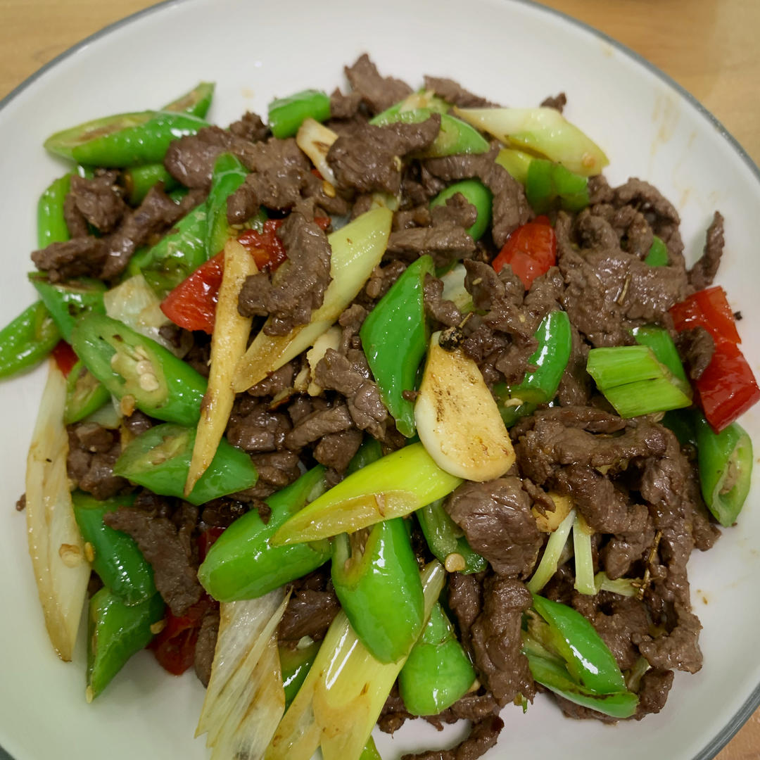 小炒牛肉丝