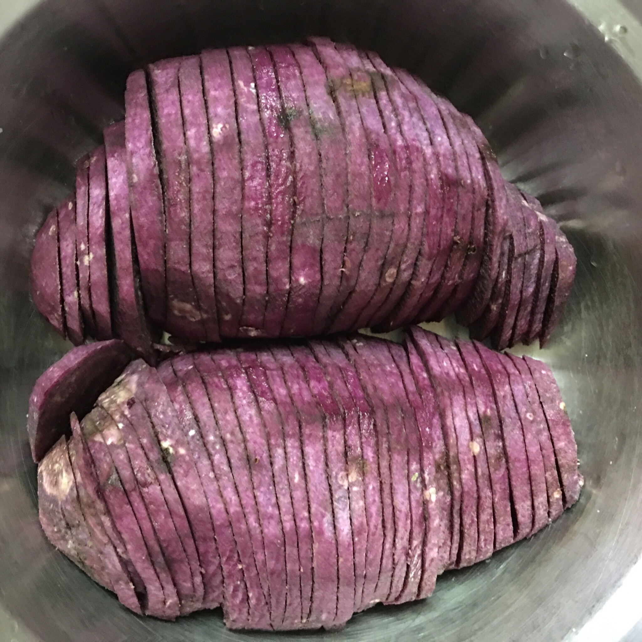 紫薯蛋黄酥的做法 步骤1