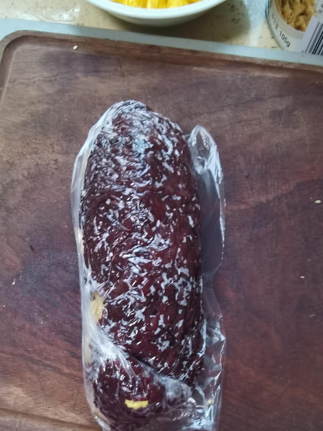 上学快手早餐之紫米饭团