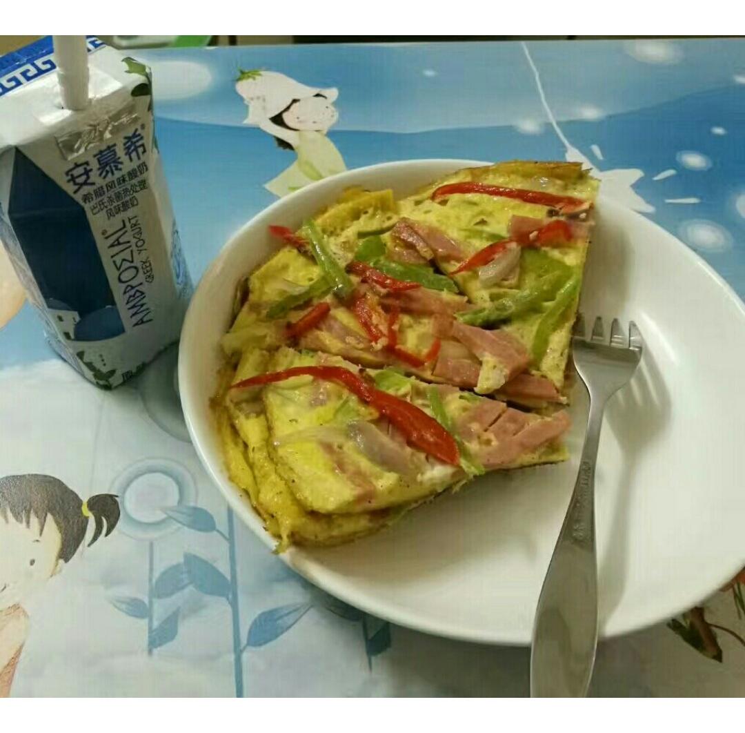 披萨蛋（快速早餐）