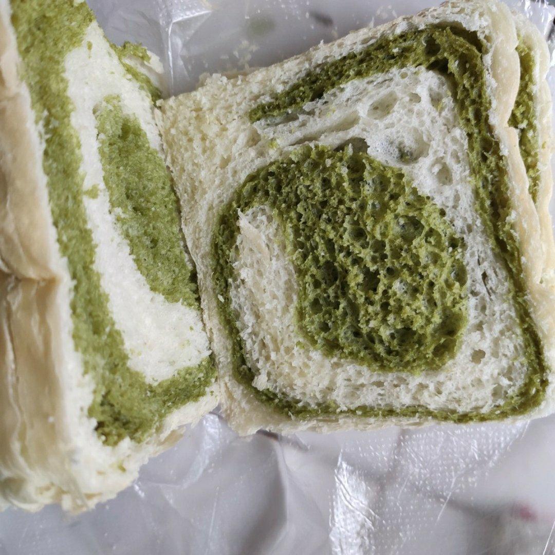 最正宗的日式抹茶红豆吐司