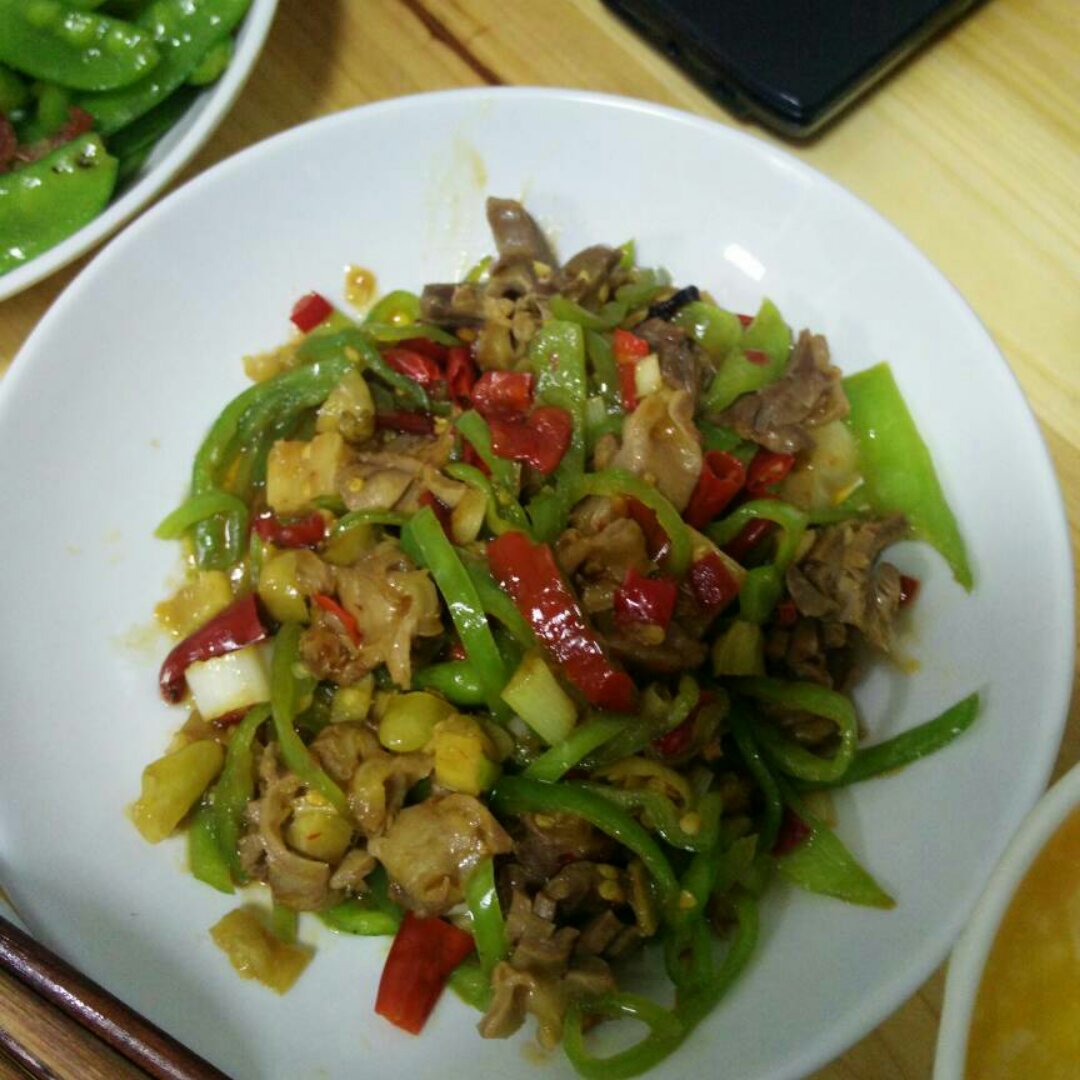 爆炒鸡胗