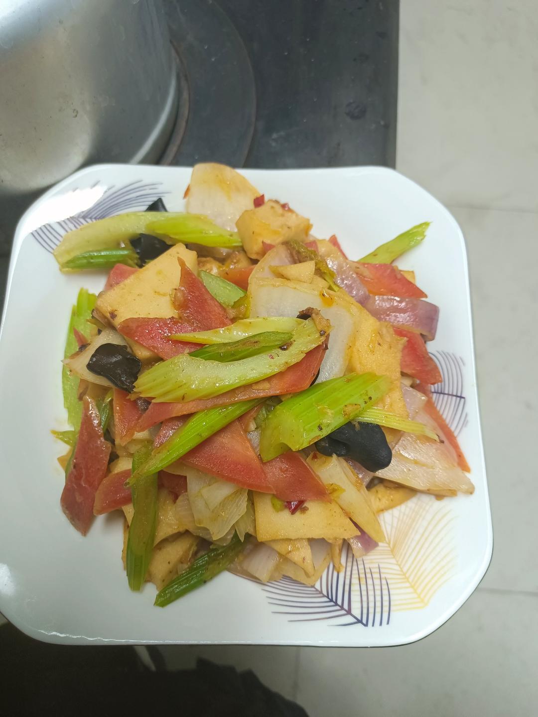 小炒千叶豆腐