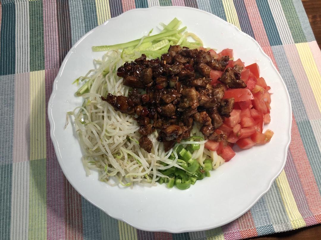 一夫食堂半半拌面