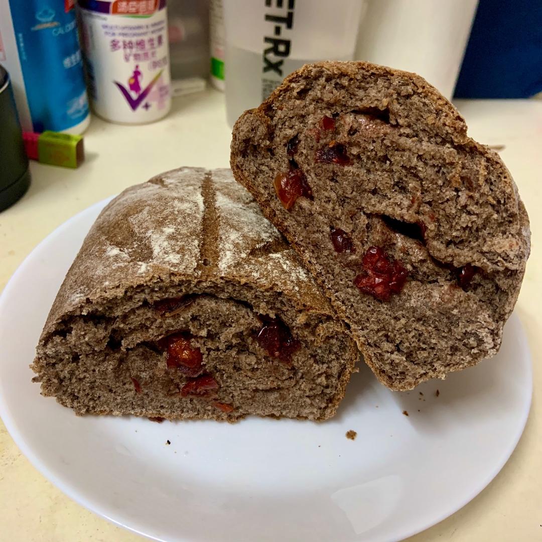 免揉全麦面包〔无糖无油〕