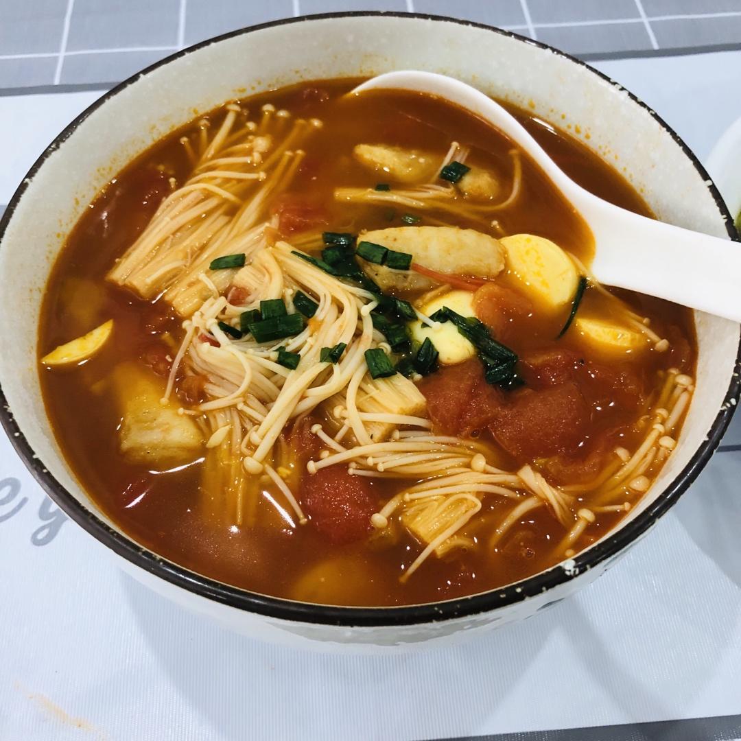 番茄龙利鱼豆腐煲