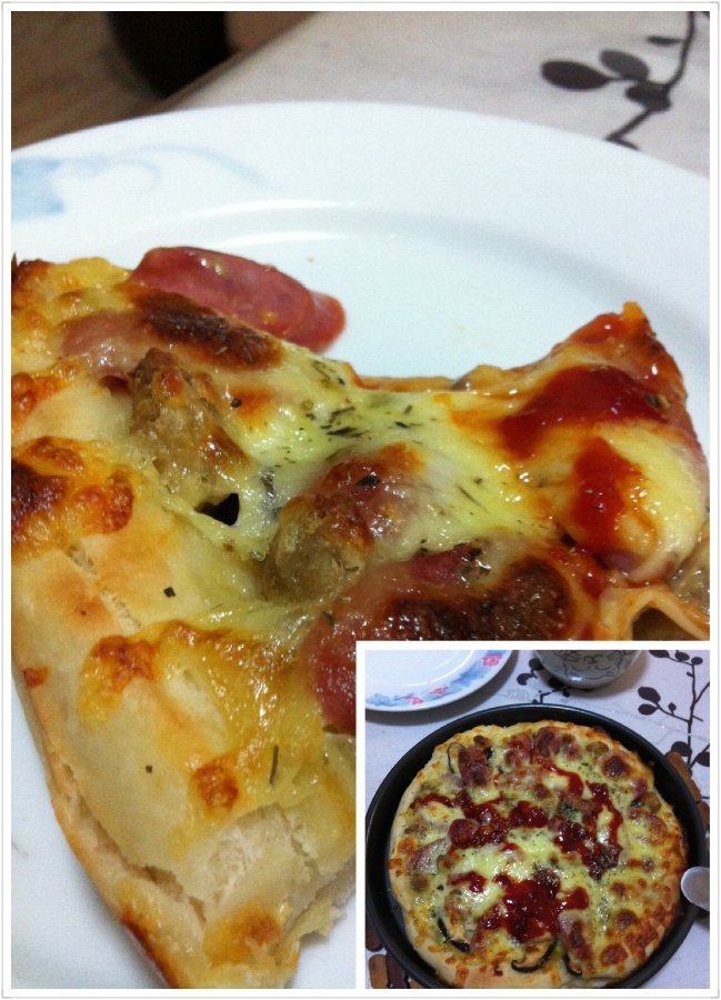 金枪鱼火腿pizza
