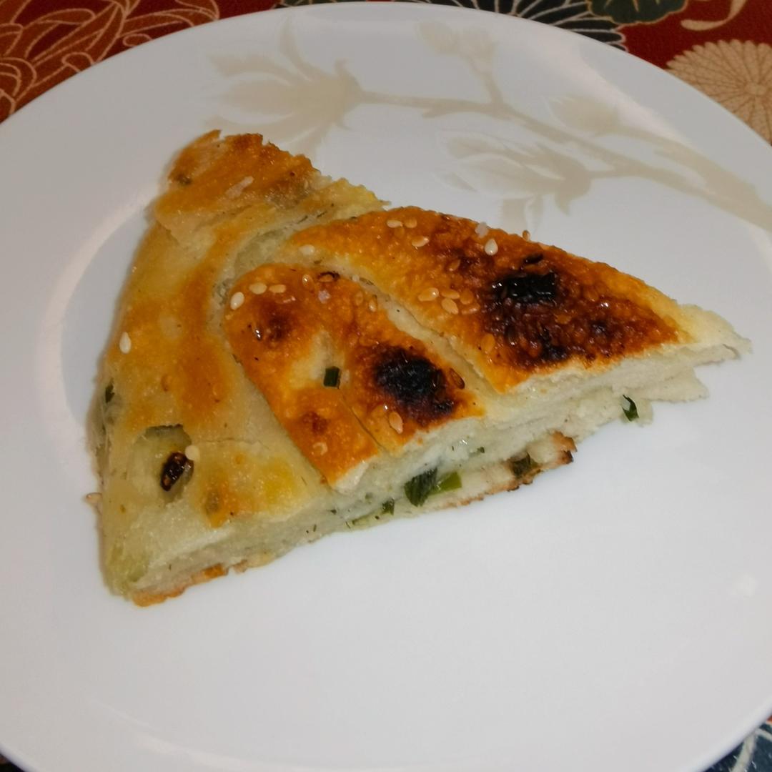 葱油发面饼