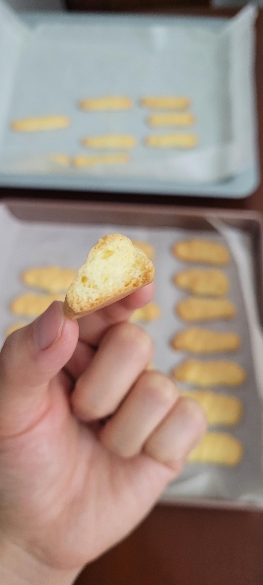 一次就成功的手指饼干～