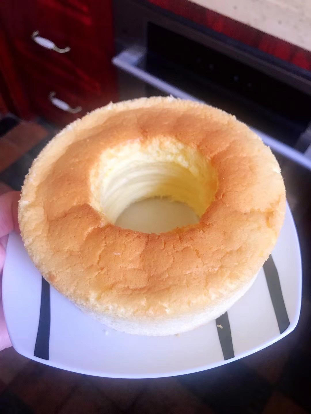 轻盈柔软的乳酪戚风蛋糕