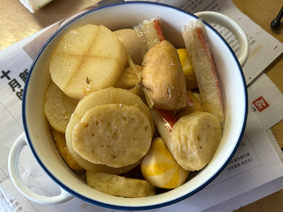 关东煮：日式高汤、甜不辣、福袋制作【曼食慢语】