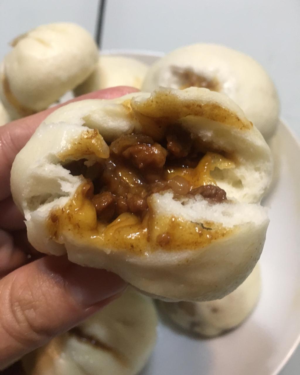手工包子（肚脐包）