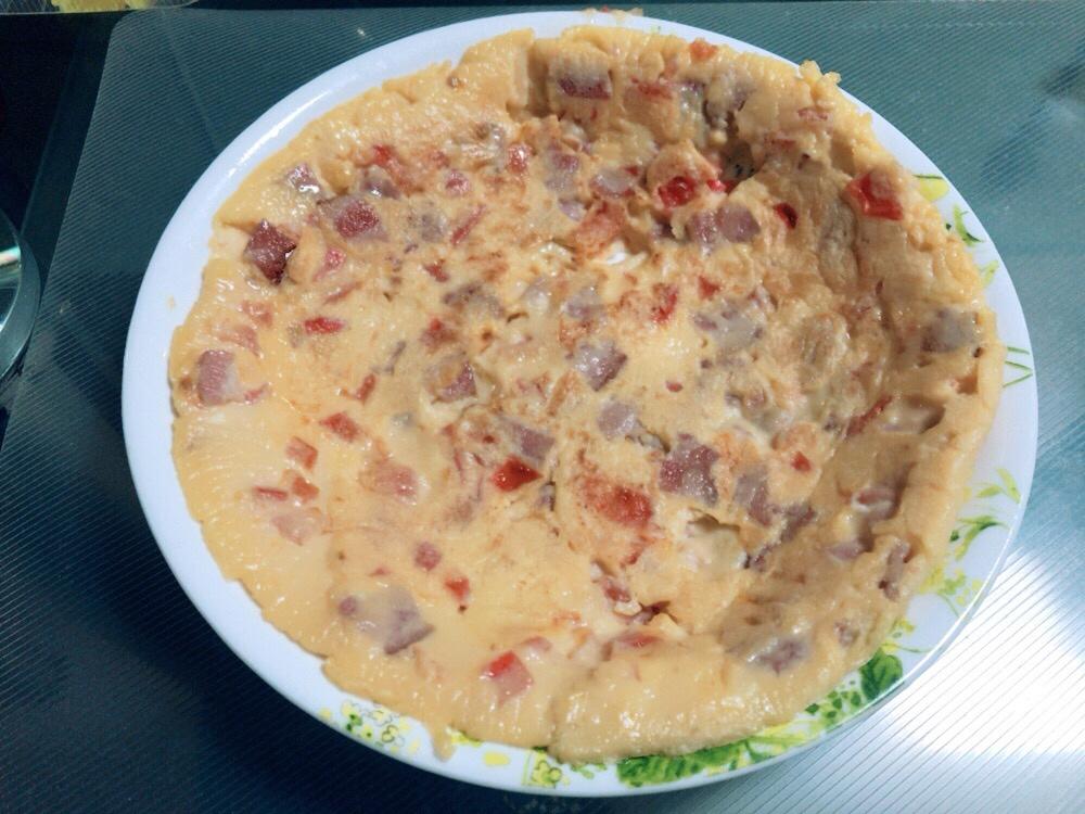 松软香嫩的西红柿鸡蛋饼